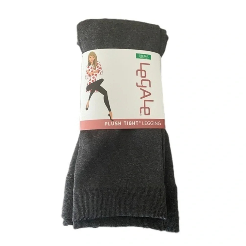 Women's Medium/ Large Gray Plush Tight Leggings​